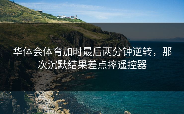 华体会体育加时最后两分钟逆转，那次沉默结果差点摔遥控器